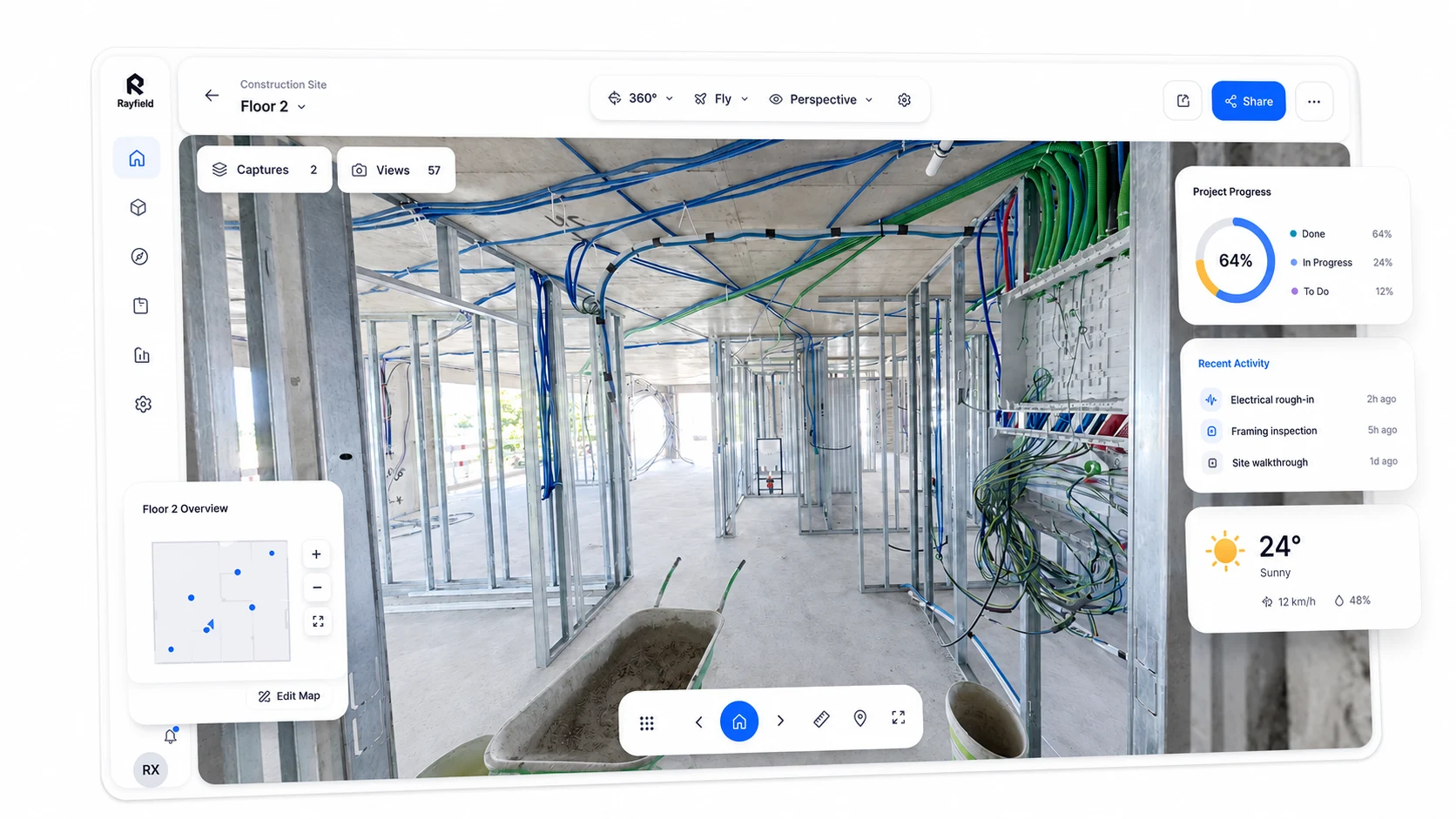 Rayfield — 3D Progress Records for Construction